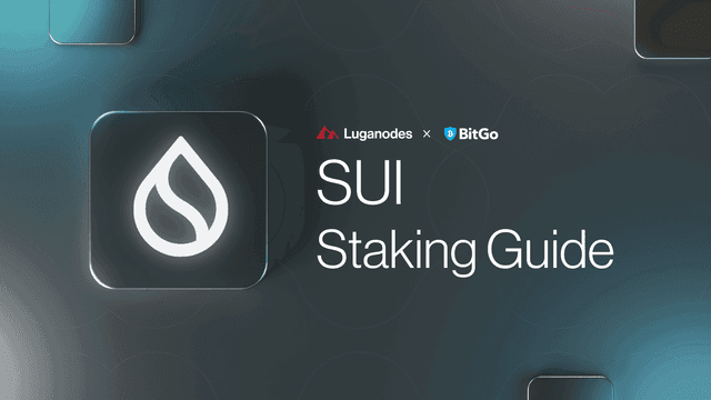 How to stake SUI using BitGo