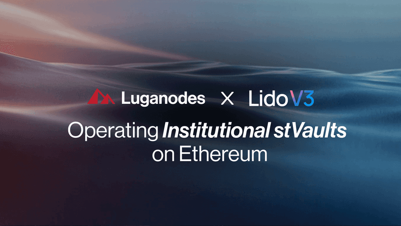 Luganodes x Lido V3: Operating Institutional stVaults on Ethereum