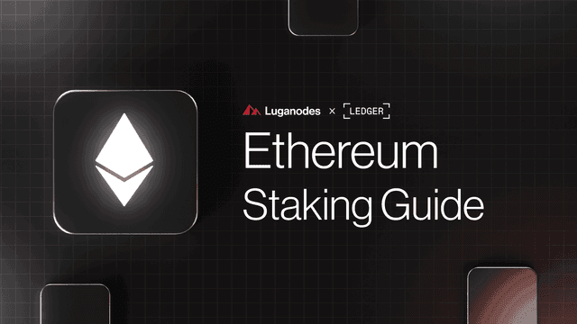 ETH Staking Guide using Ledger and Luganodes Staking Dashboard
