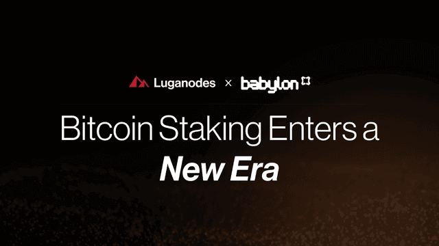 Luganodes X Babylon Genesis: Bitcoin Staking Enters a New Era