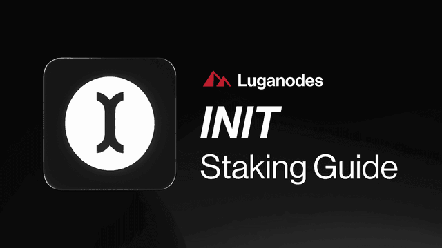 Staking INIT tokens and adding Liquidity with Luganodes