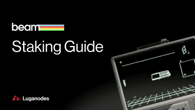 Staking BEAM tokens and Node NFTs with Luganodes