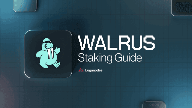 Staking WAL tokens with Luganodes